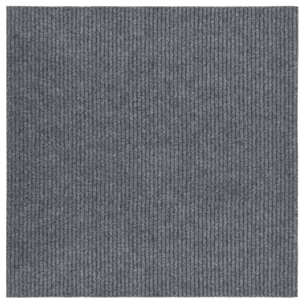 Vidaxl droogloopmat 100x100 cm gris