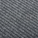 Vidaxl droogloopmat 100x100 cm gris