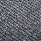 Vidaxl droogloopmat 100x250 cm gris
