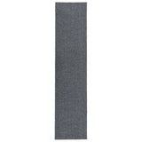 Vidaxl droogloopmat 100x450 cm gris