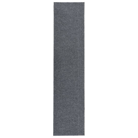 Vidaxl droogloopmat 100x450 cm gris