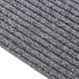 Vidaxl droogloopmat 100x450 cm gris