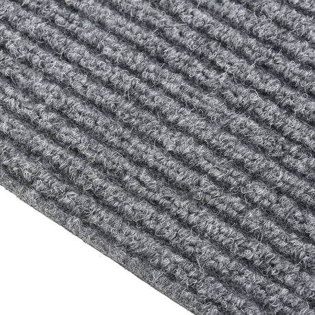 Vidaxl droogloopmat 100x450 cm gris