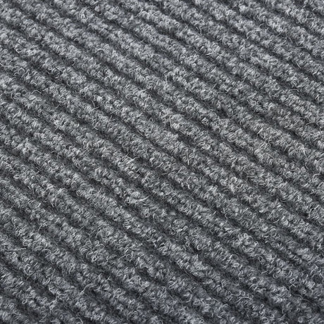 Vidaxl droogloopmat 100x450 cm gris