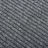 Vidaxl droogloopmat 100x500 cm gris