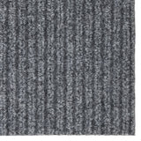 Vidaxl droogloopmat 100x500 cm gris