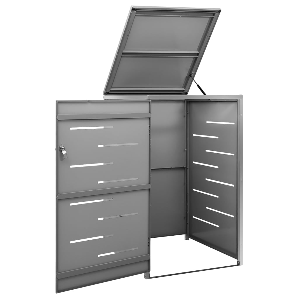 Archiviazione contenitore Vidaxl SOLO 69x77.5x112.5 cm in acciaio inossidabile