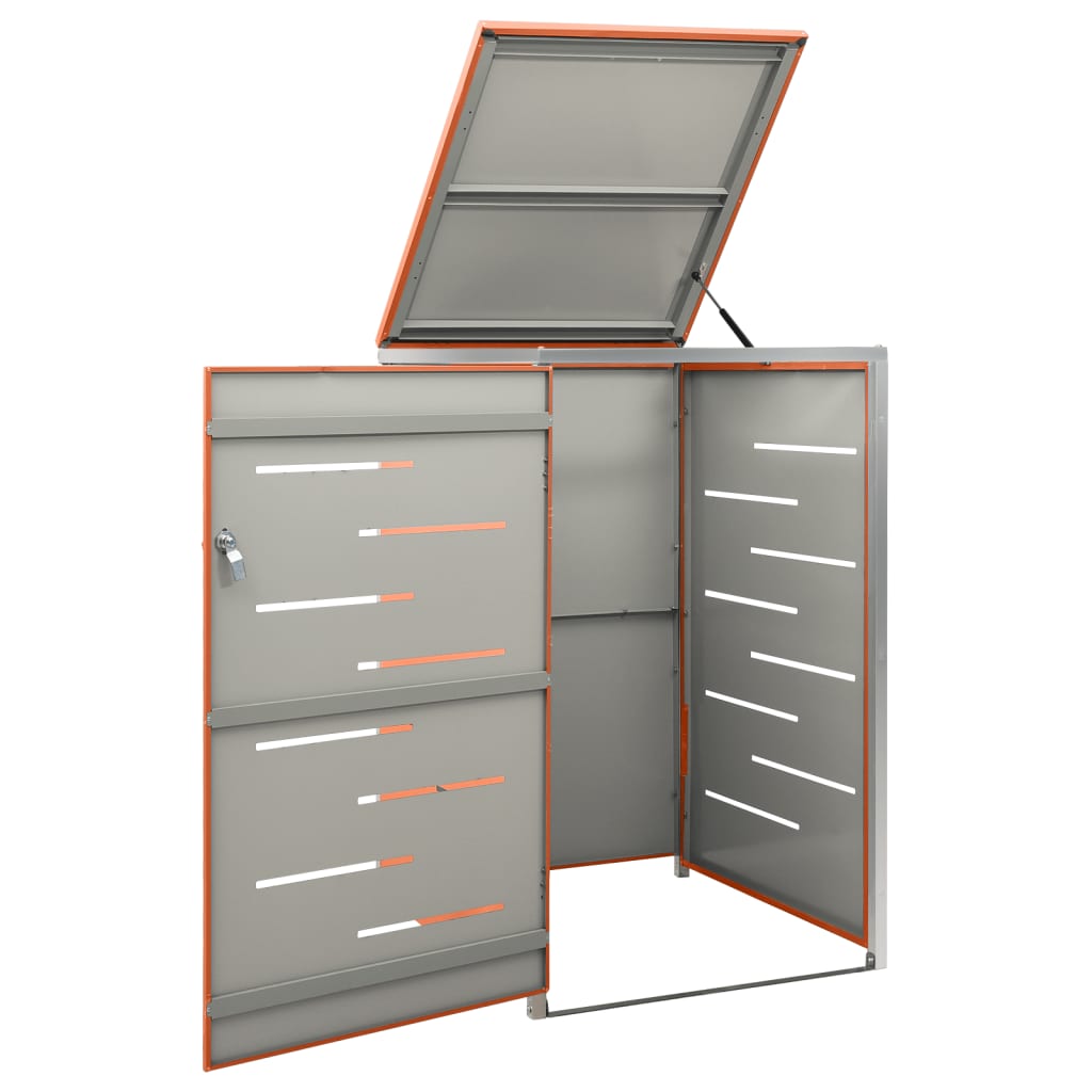 Archiviazione contenitore Vidaxl SOLO 69x77.5x112.5 cm in acciaio inossidabile