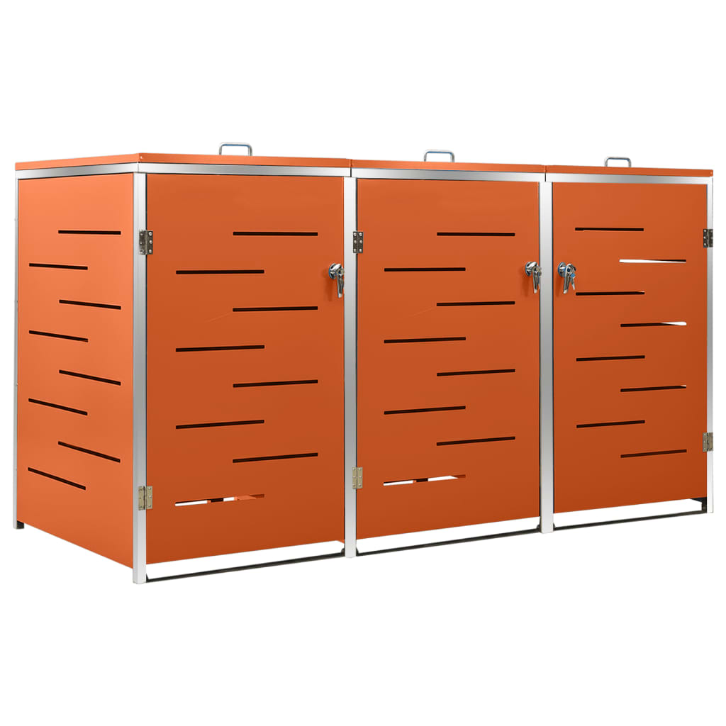 Vidaxl Container Späicher Triple 207x77.5x112.5 cm Edelstol