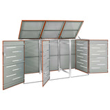 Vidaxl Container Späicher Triple 207x77.5x112.5 cm Edelstol