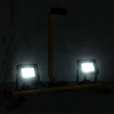 Vidaxl Spotlight avec poignée LED 2x10 W blanc froid