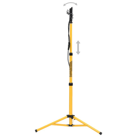 Vidaxl spotlight met statief led 2x50 w warmwit