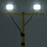 Vidaxl Spotlight avec trépied LED 2x10 W blanc froid
