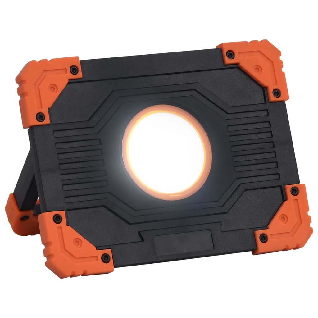 Vidaxl Spotlight LED portable Abs 10 W Cold White