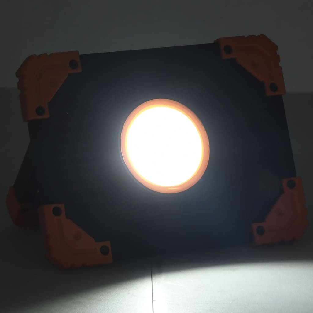 Vidaxl Spotlight LED portable Abs 10 W Cold White