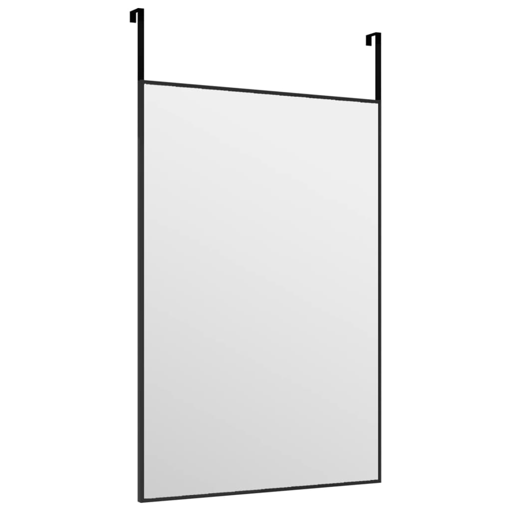 Vidaxl Door Mirror 40x60 cm glas og aluminium sort