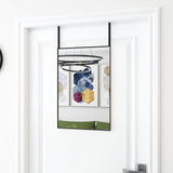 Vidaxl Door Mirror 40x60 cm glas og aluminium sort