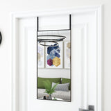 Vidaxl Door Mirror 40x80 cm glas og aluminium sort