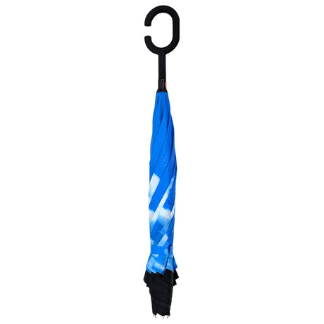 Vidaxl parapluie C-Handle 108 cm noir