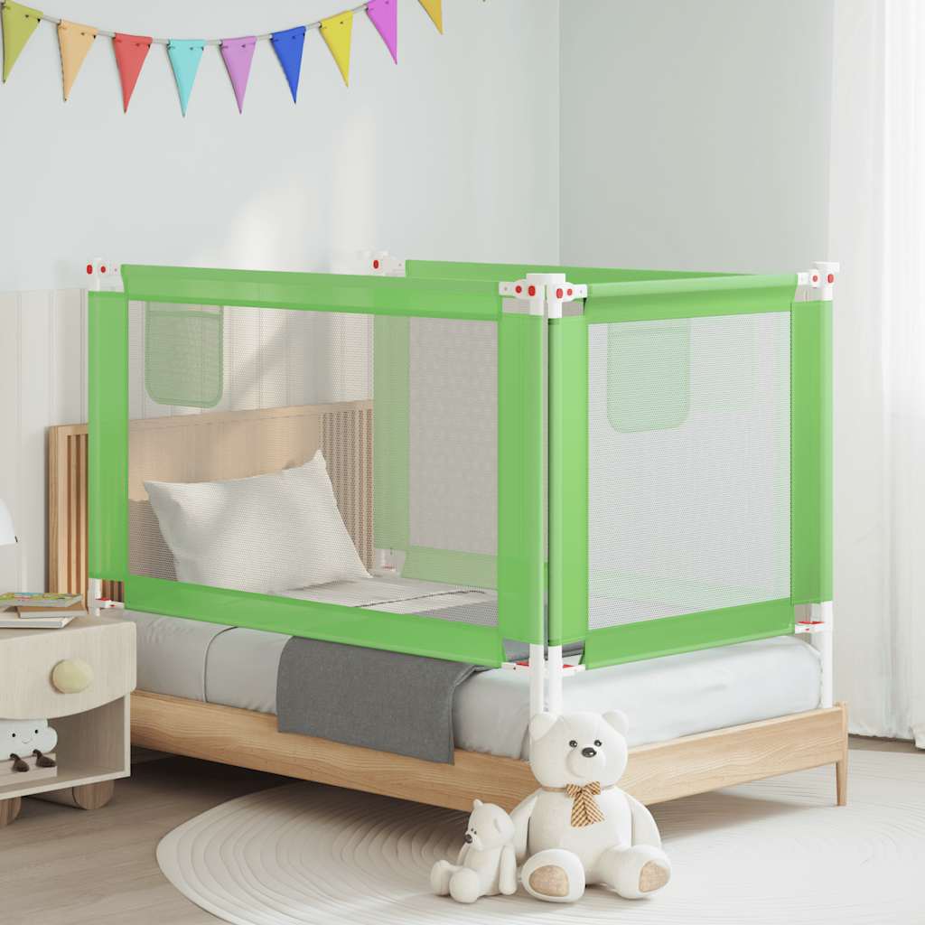 Tableau de lit Vidaxl Toddler 140x25 cm Tissu vert