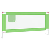 Gráfico de cama Vidaxl niño pequeño 190x25 cm de tela verde