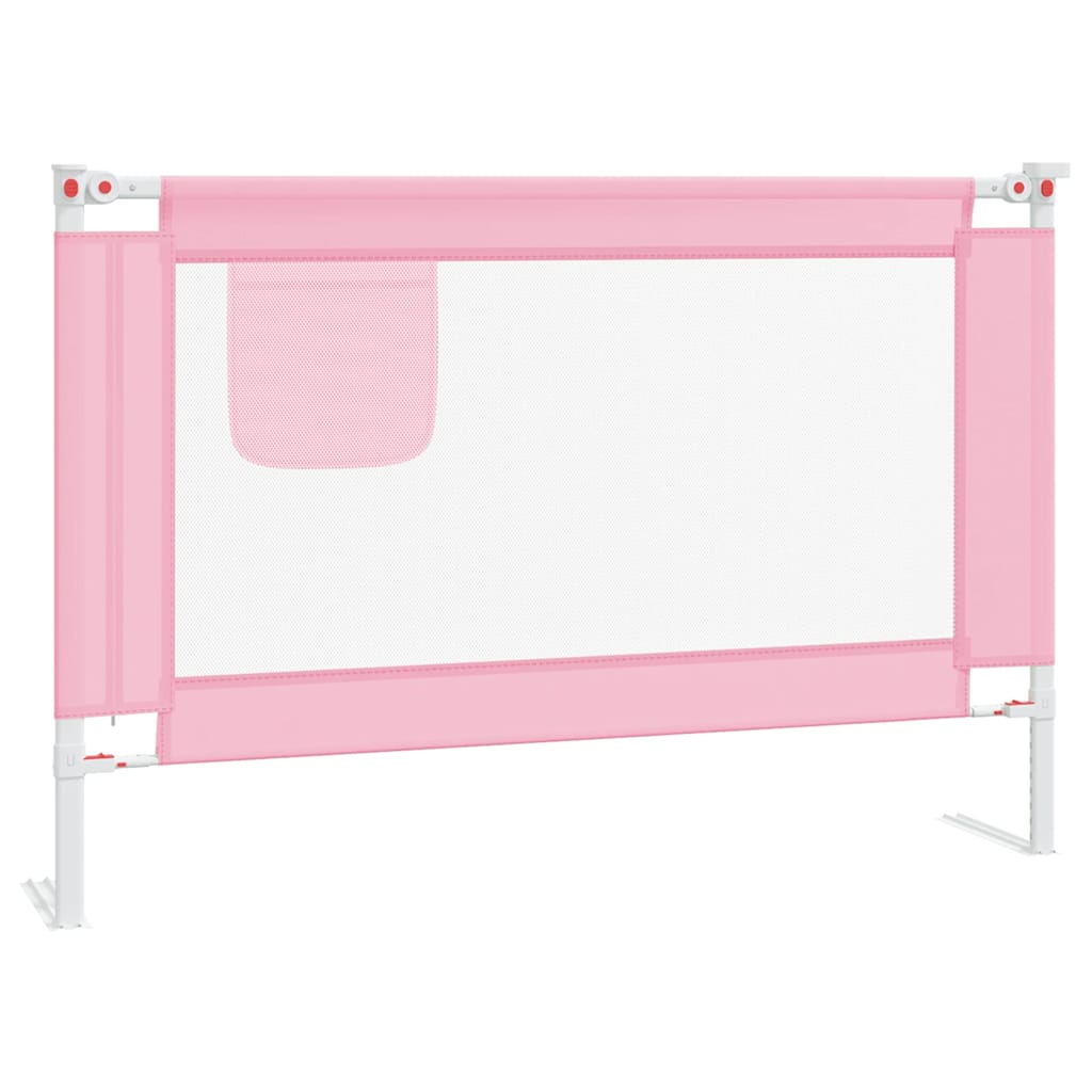 Vidaxl bedhekje peuter 100x25 cm stof roze