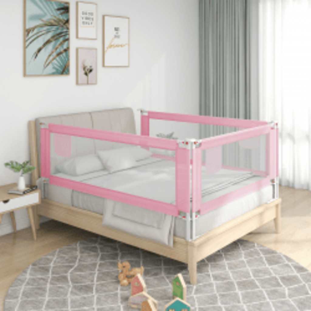 Tableau de lit Vidaxl Toddler 140x25 cm tissu rose