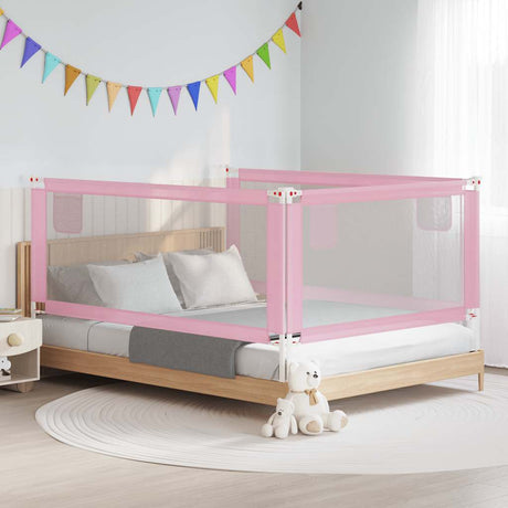 Tableau de lit Vidaxl Toddler 200x25 cm tissu rose