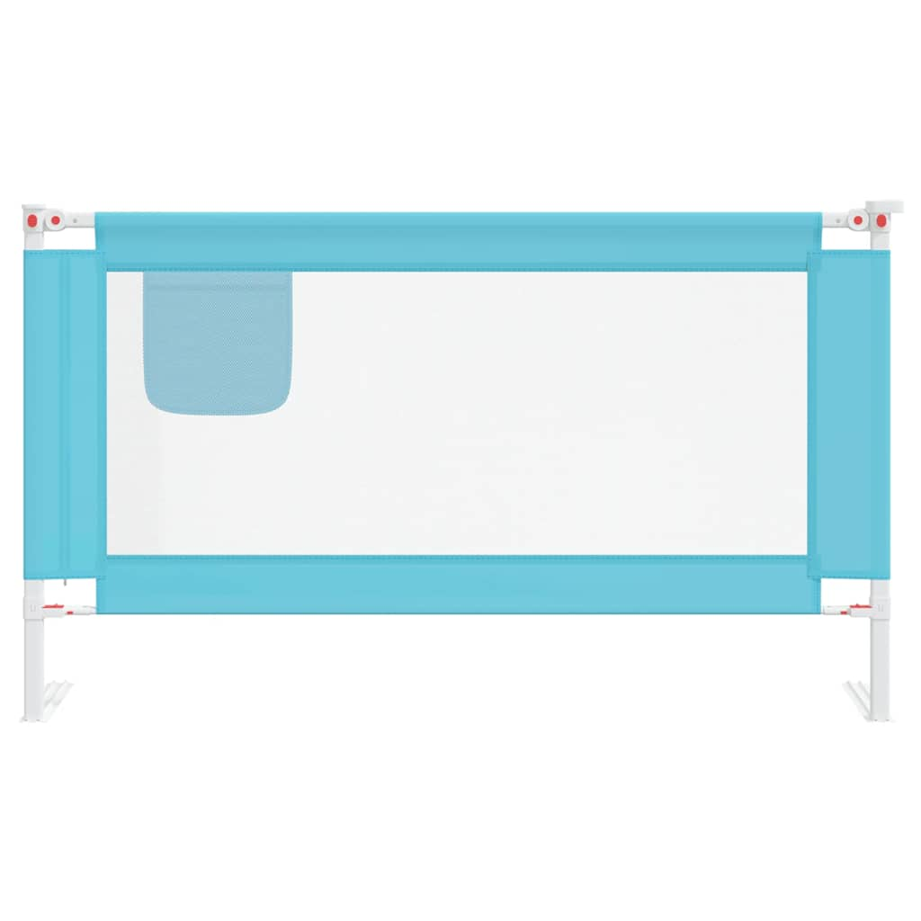 Vidaxl Bettdiagramm Kleinkind 140x25 cm Stoff blau