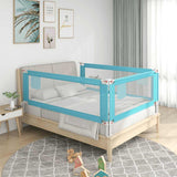 Vidaxl Bedhek Toddler 160x25 cm Tissu bleu