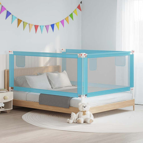 Tableau de lit Vidaxl Toddler 190x25 cm Tissu bleu