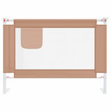 Vidaxl Bedhek Toddler 90x25 cm tissu taupe