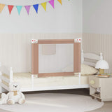 Vidaxl Bedhek Toddler 90x25 cm tissu taupe