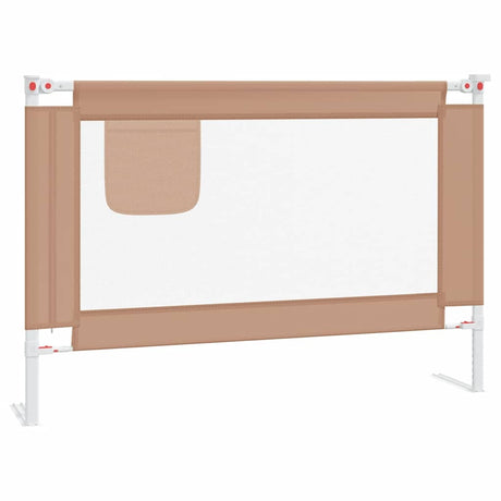 Tableau de lit Vidaxl Toddler 100x25 cm tissu taupe