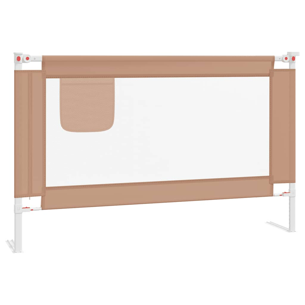 VIDAXL -BED -Diagramm Kleinkind 120x25 cm Stofftaupe