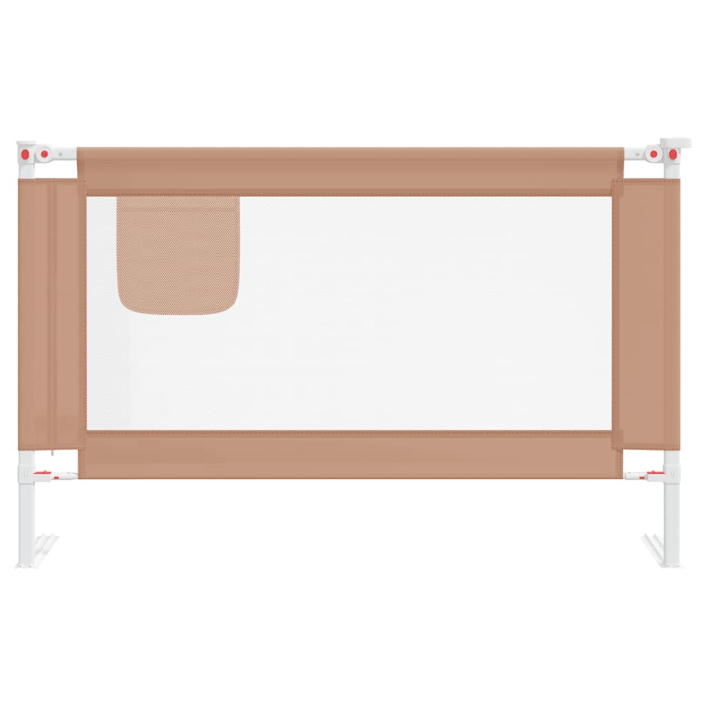 Tableau de lit Vidaxl Toddler 120x25 cm tissu taupe