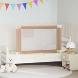 Tableau de lit Vidaxl Toddler 120x25 cm tissu taupe