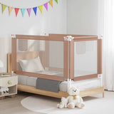 Vidaxl Bedhek Toddler 140x25 cm tissu taupe