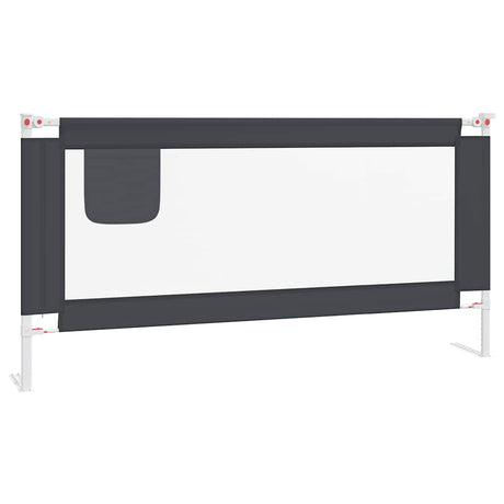 Tableau de lit Vidaxl Toddler 180x25 cm tissu gris foncé