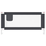 Tableau de lit Vidaxl Toddler 180x25 cm tissu gris foncé