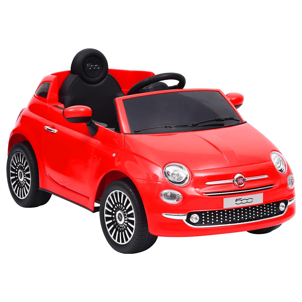 Vidaxl Otroški avtomobil Fiat 500 Electric Red