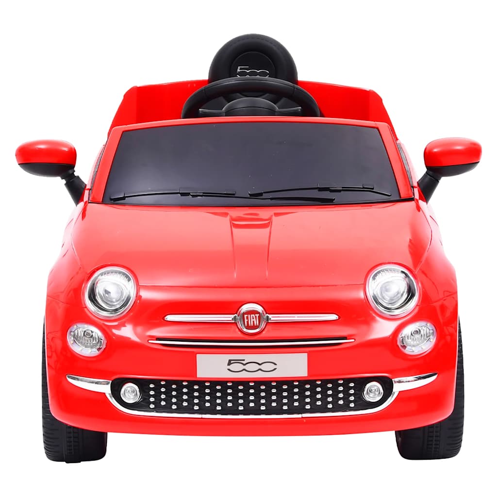 Vidaxl Kinderauto Fiat 500 Elektrisch rot