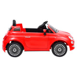 Vidaxl Kinderauto Fiat 500 Elektrisch rot