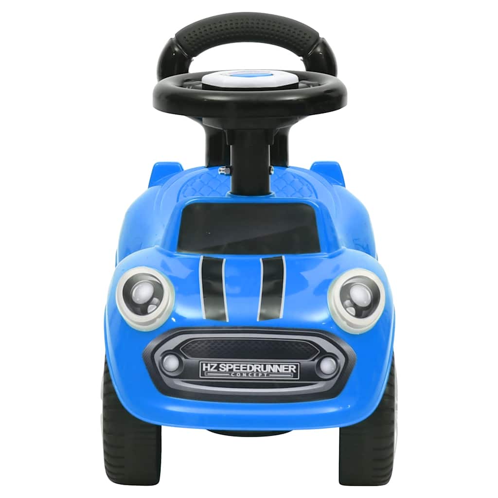 Vidaxxl voiture de marche bleu