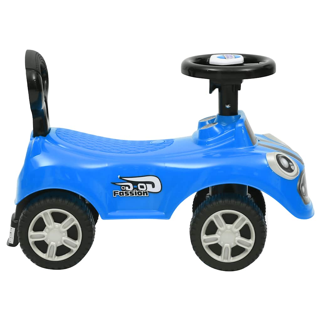 Vidaxxl voiture de marche bleu