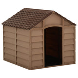 Vidaxl Dog Loft 71x71.5x68 cm pp marrone