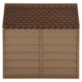 Vidaxl dog loft 71x71.5x68 cm pp marron