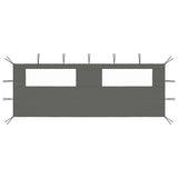 Vidaxl Prending Mur avec Windamen 6x2 M Antracite Clothing
