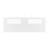 Mur de praine vidaxl avec windamen 6x2 m blanc