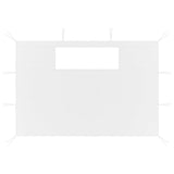 Vidaxl prain latérale des murs avec windamen 2 st blanc